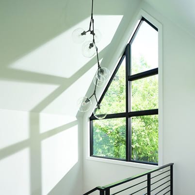 Andersen 400 Series Special Shape Window Interior House