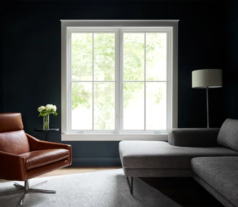 Pella Wood Casement Window Living Room
